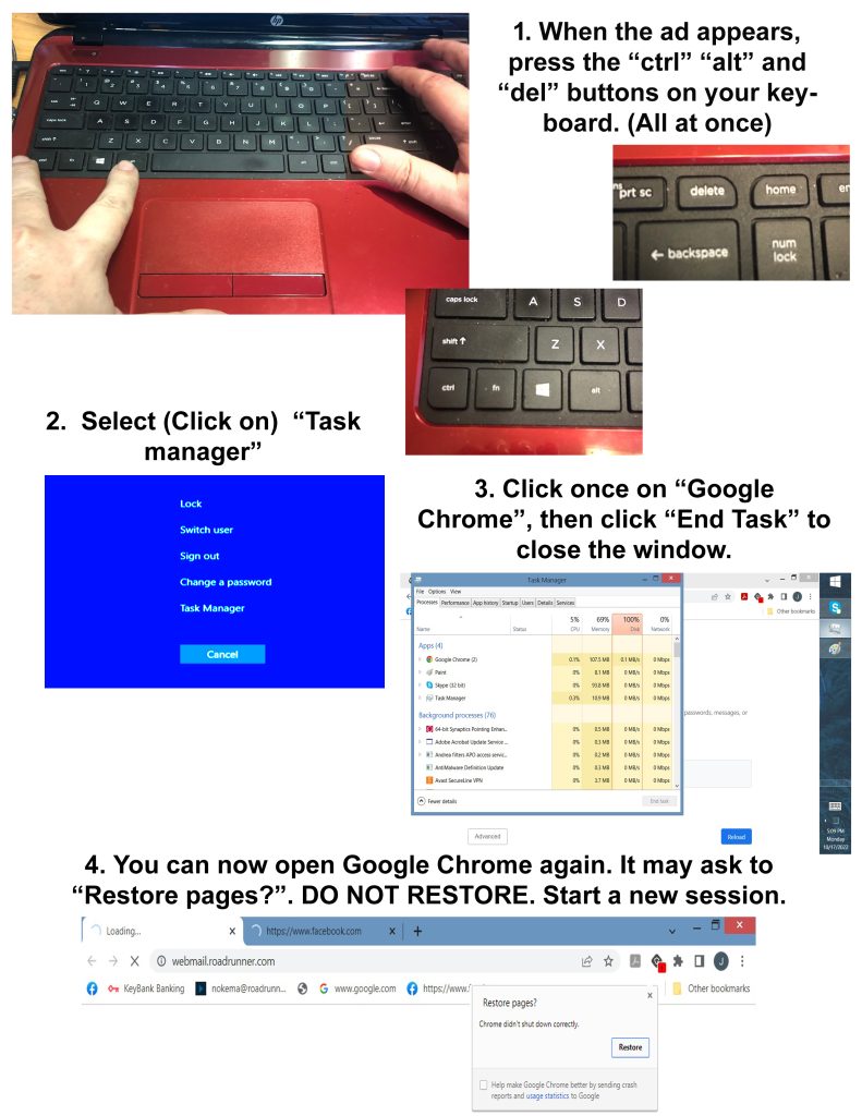 Stuck on a Pop Up! North Olmsted Computer Repair